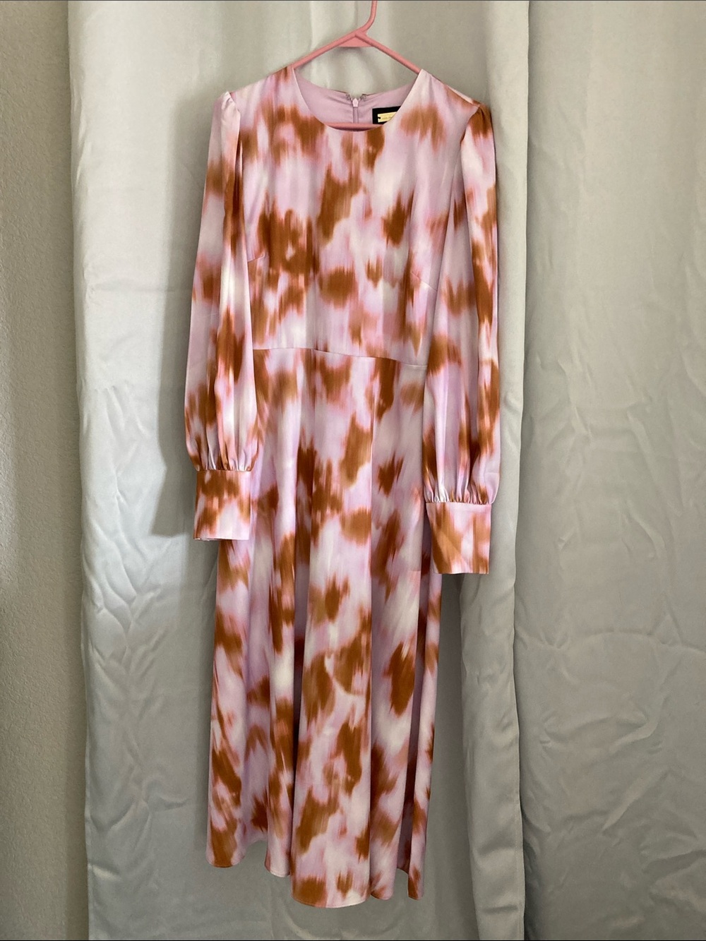 Alexia Admor Pink and Bronze abstract print Dress size 8